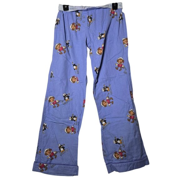 Y2K Aeropostale Monkey Pajama Pants Size XS 2000s Penguin Comfy Lounge Retro - Picture 1 of 10